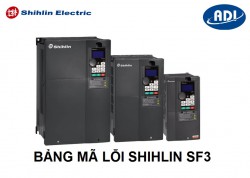 Các lỗi thường gặp trên biến tần SHIHLIN SF3