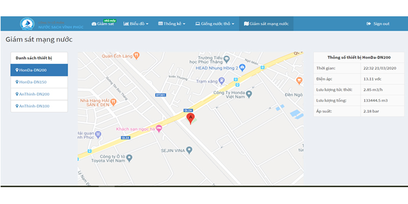 xử lý nước sạch từ xa