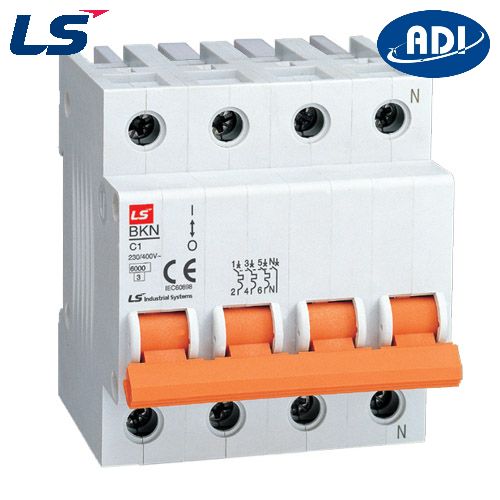 Aptomat MCB 4P 63A LS BKN 4P 63A