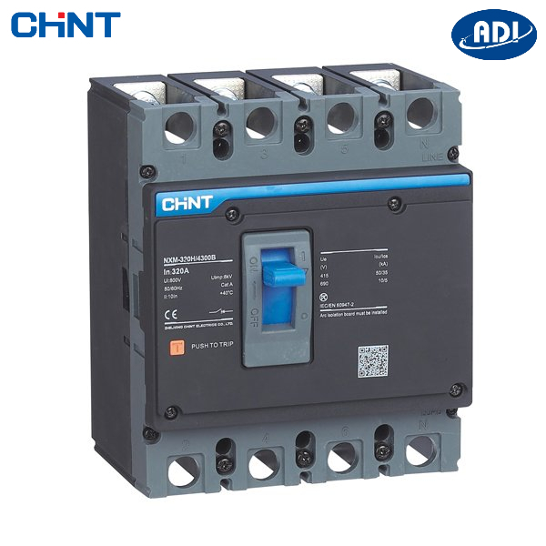 Aptomat Chint MCCB 4 pha 800A 50kA NXM-125S/4300B 4P800A