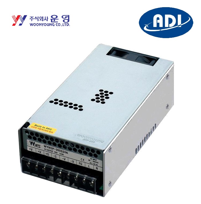 Bộ nguồn AC/DC 24V, 200W, 8.3A WOONYOUNG WYNSP-200S24A