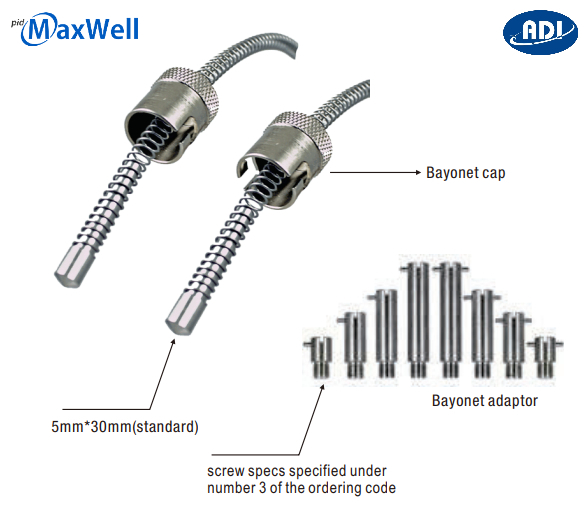 Cảm biến nhiệt độ Can K Maxwell TCK-5-30-M12- 2000-SS-Bay