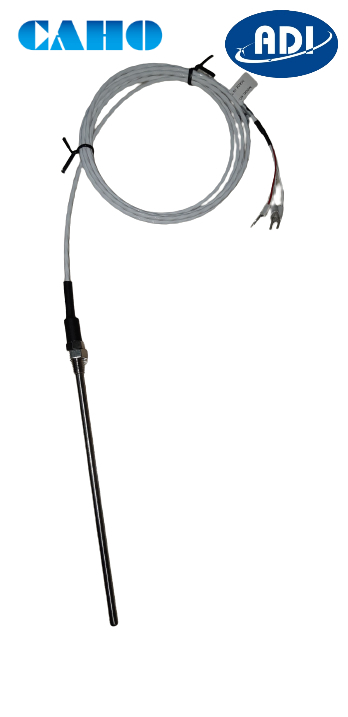 Cảm biến nhiệt độ Can PT 100 kiểu đầu ren Caho 10AP5.0D100LI2.0MT