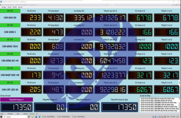 Phần mềm trạm cân băng tải