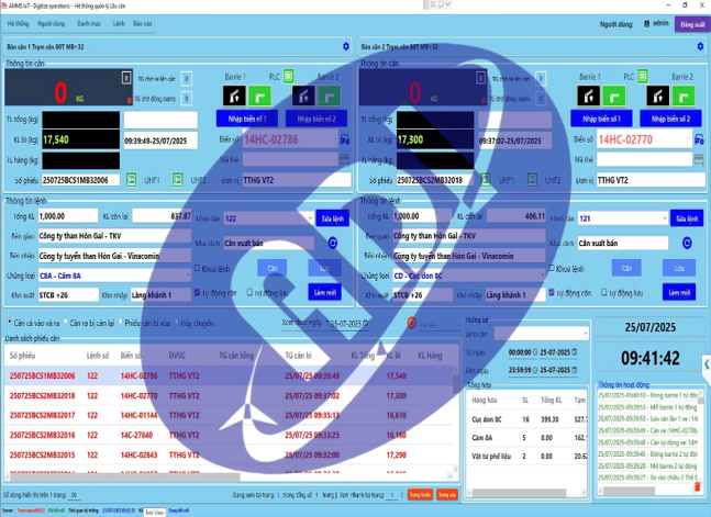 Phần mềm trạm cân ô tô điện tử