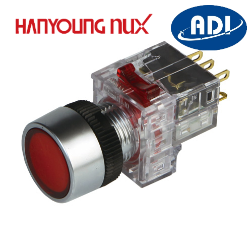 Nút nhấn có đèn Hanyoung DRX-RM1D (R/G/Y/A/W)
