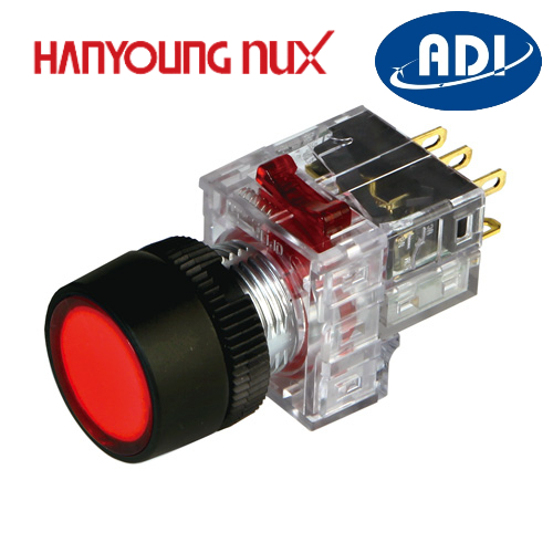 Nút nhấn có đèn Hanyoung DRX-TM1A (R/G/Y/A/W)