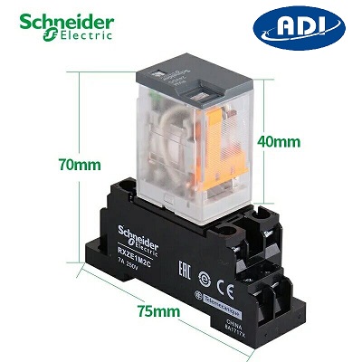 Rơ le trung gian Schneider 220V 8 chân