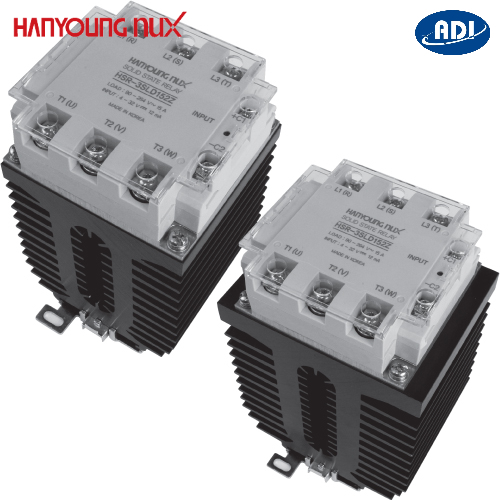 HSR-SL - Loại nhỏ gọn, tích hợp sẵn tản nhiệt, 15-40A, nguồn kích 4-32VDC