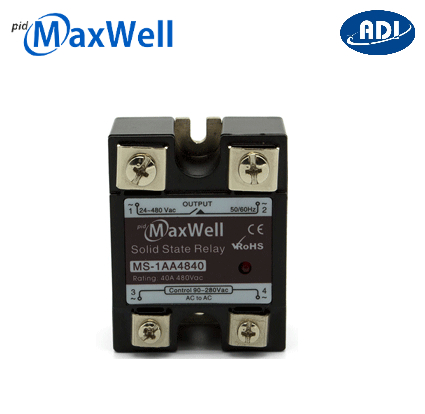 MS-1DA/AA - SSR Loại 1 pha, 10-120A, Nguồn kích DC/AC