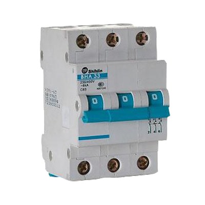 Aptomat tép MCB 3P 63A Shihlin BHA 33 C63